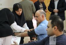 گزارش تصویری آزمایش خون در دانشگاه 